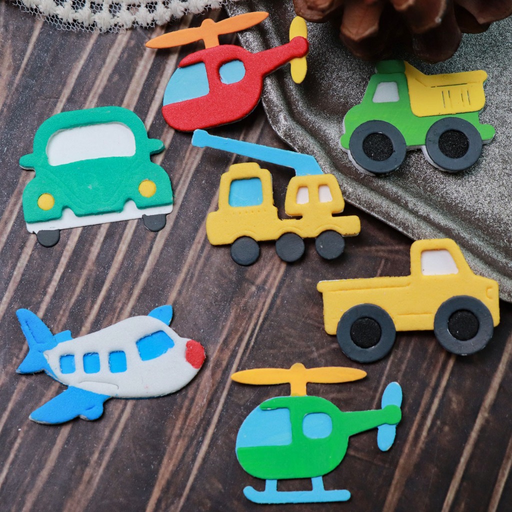 Moldes De Corte De Metal Para Transporte-Avião , Helicóptero , Carro , Fabricação De Cartão E Vinco De Caminhão , Álbum