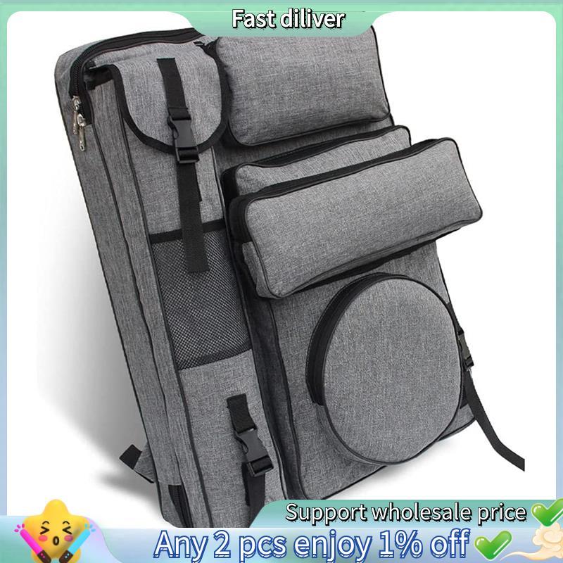 Estojo De Portfólio De Arte , Mochila Artística De Lona 4K , Bolsa De Transporte À Prova D'água Para Prancheta , Ferrame