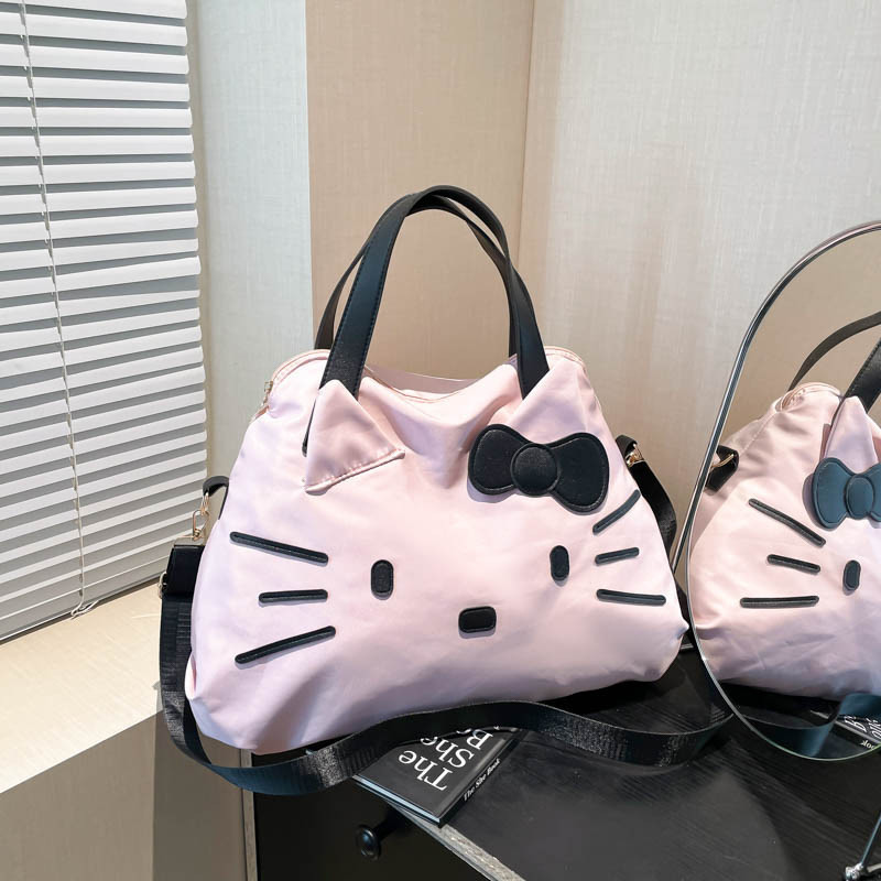 Tote Bag Large Capacity Travel Shoulder Bag Bolsa De Viagem Portátil Curta Distância Negócios Hello Kitty
