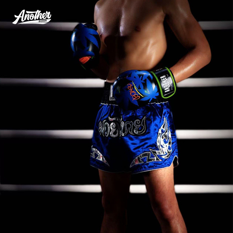 [Hot 999] Boxing Shorts Adult and Children Boxing Training Pant Muay Thai Boxing Clothes for Sanda 1GxO