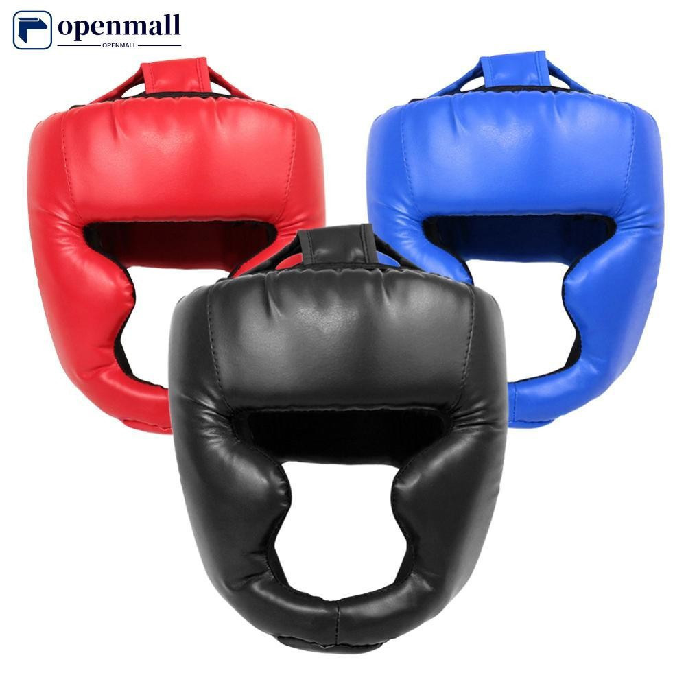 Pu Boxing Helmet Fully Covered For Children And Adults Muay Thai Training Sparring Headgear Gin Equipment lZCR