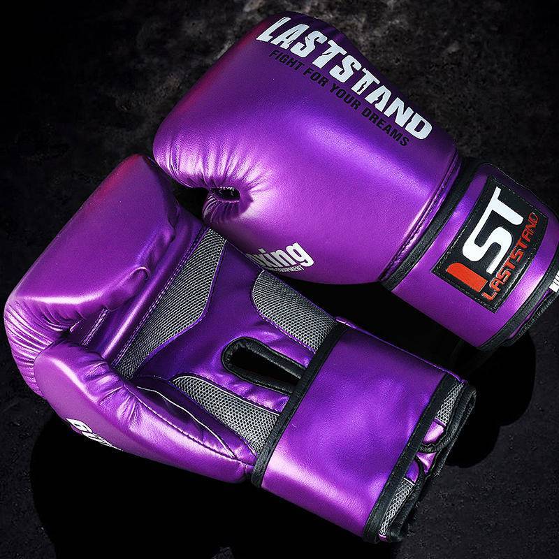 6oz 8oz 10oz 12oz Breathable Thickened Children Adult Boxing Gloves Sanda Fighting Training Gloves bo Bag IYVe