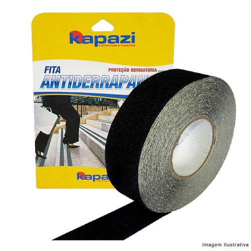 Fita Adesiva Antiderrapante para Rampas e Escadas 50mm x 20m Step Kap