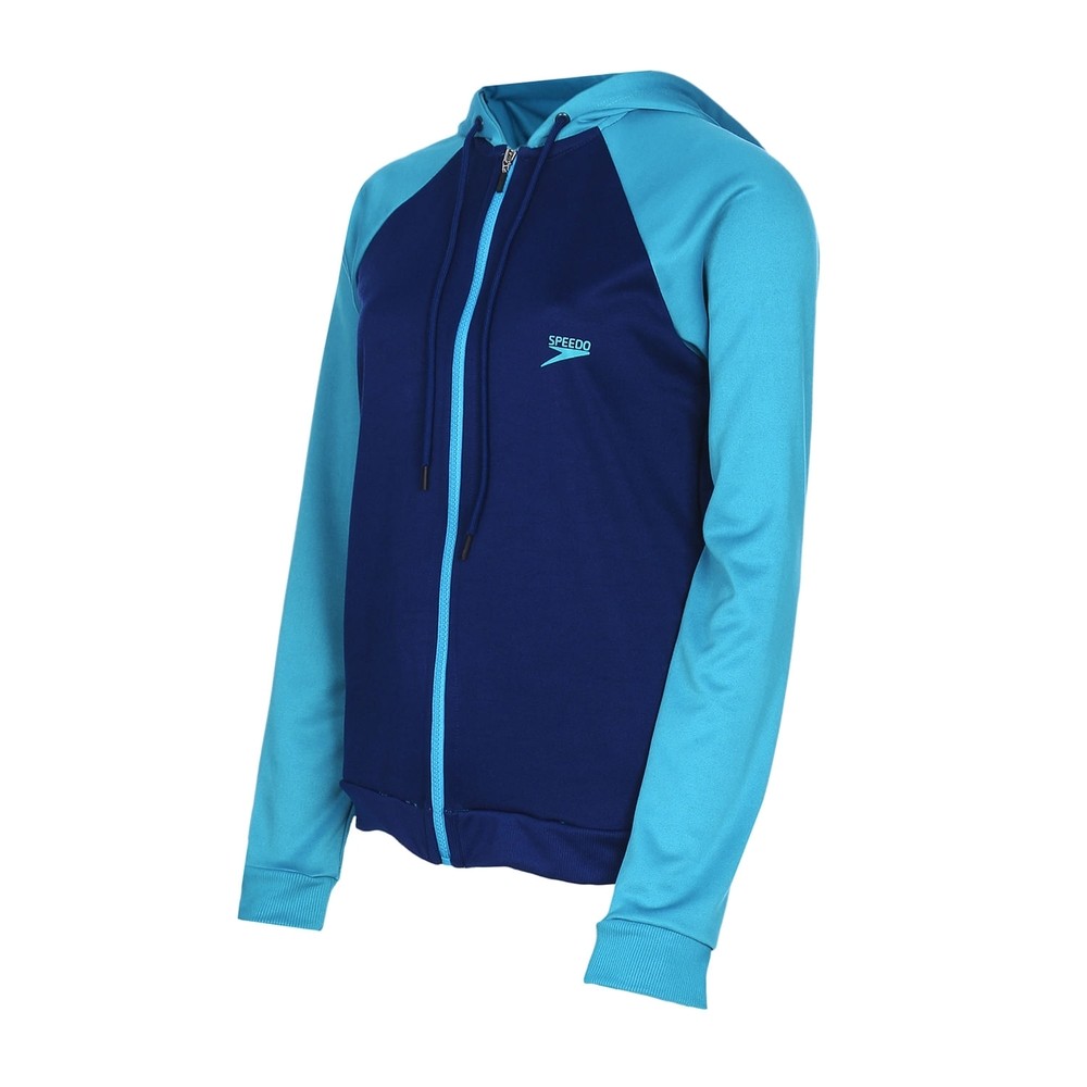 Jaqueta Feminina Raglan Energy Com Capuz Speedo -  ECLIPSE AZUL ENERGY