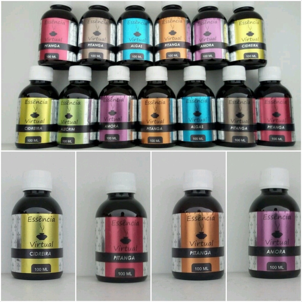 Essencia Concentrada 100ml-( 4 Unid).aromatizante Difusor.