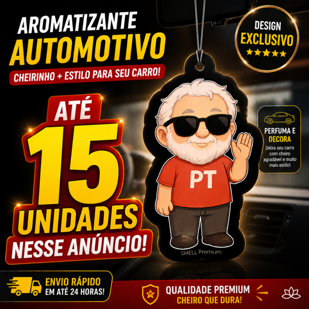 Aromatizante para Carro Lula Estilizado Cheirinho Criativo | Kit até 15 Unidades - PT Sortidos Felsen Car