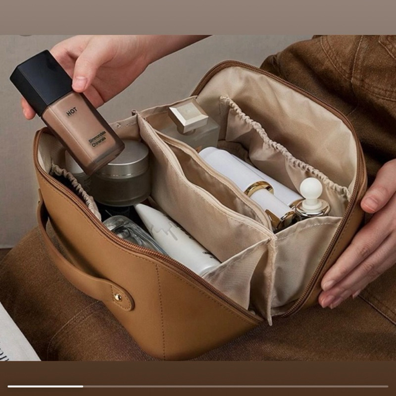 Bolsa Necessaire Super Espaçosa Maquiagem Portátil Para Viagem