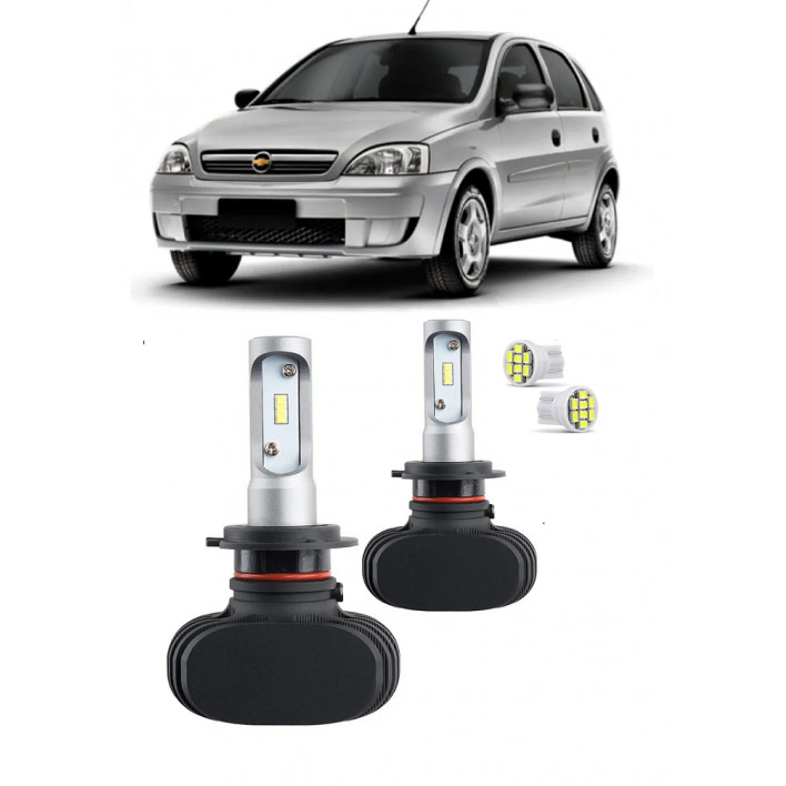 Par Lampada UltraLed Farol de Milha Corsa Montana 2003 2004 2005 2006 2007 2008 2009 2010 2011 2012 6000K
