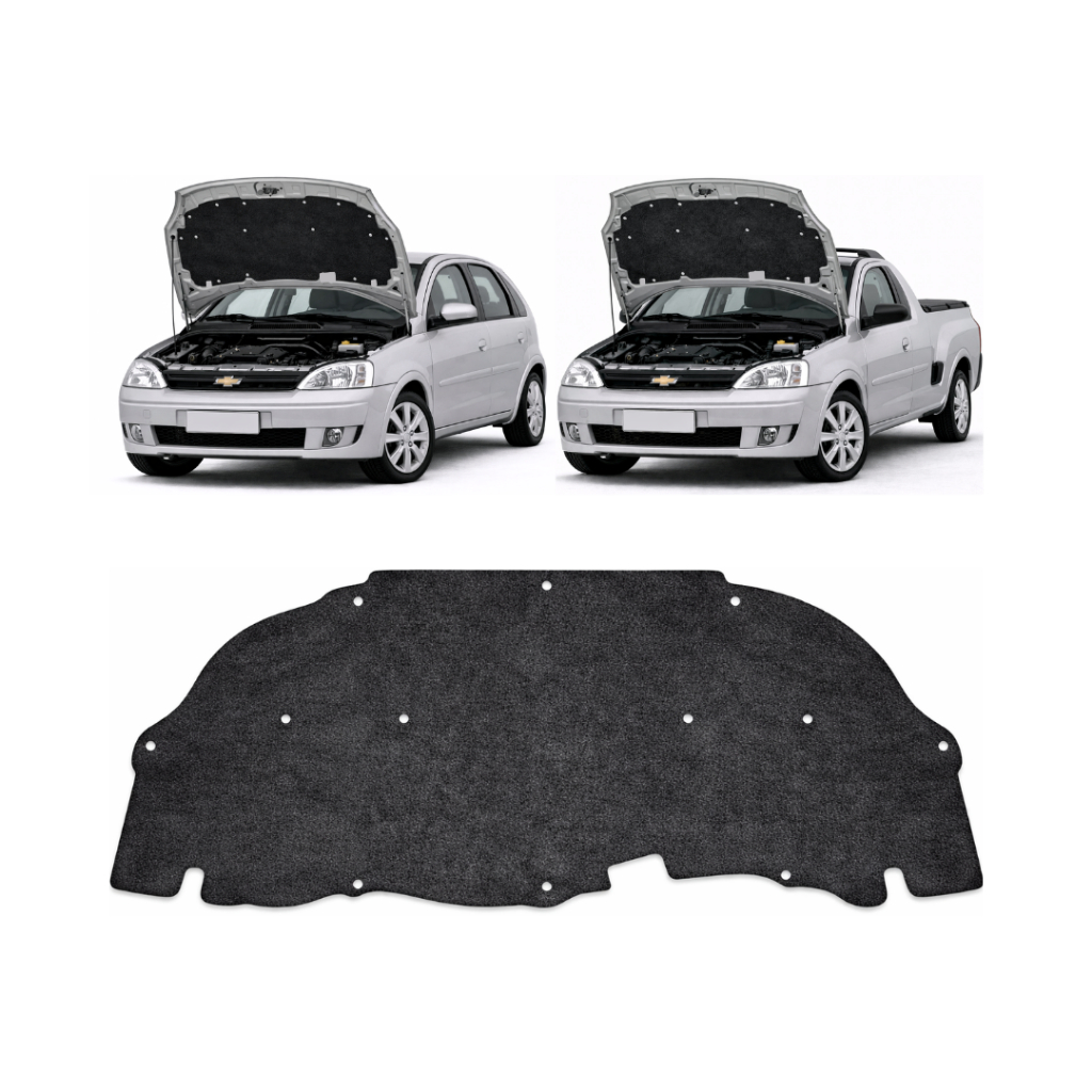 Manta Forro Capô Corsa Montana 2003 2004 2005 2006 2007 2008 2009 2010 2011 Autoadesiva Grud Capo