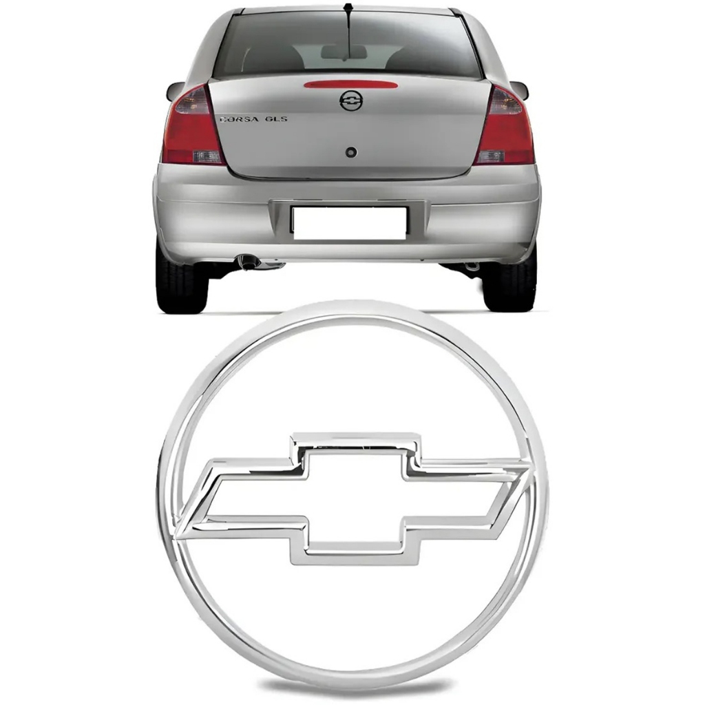Emblema Corsa Sedan 2002 A 2015 Gravata Porta Malas Cromado