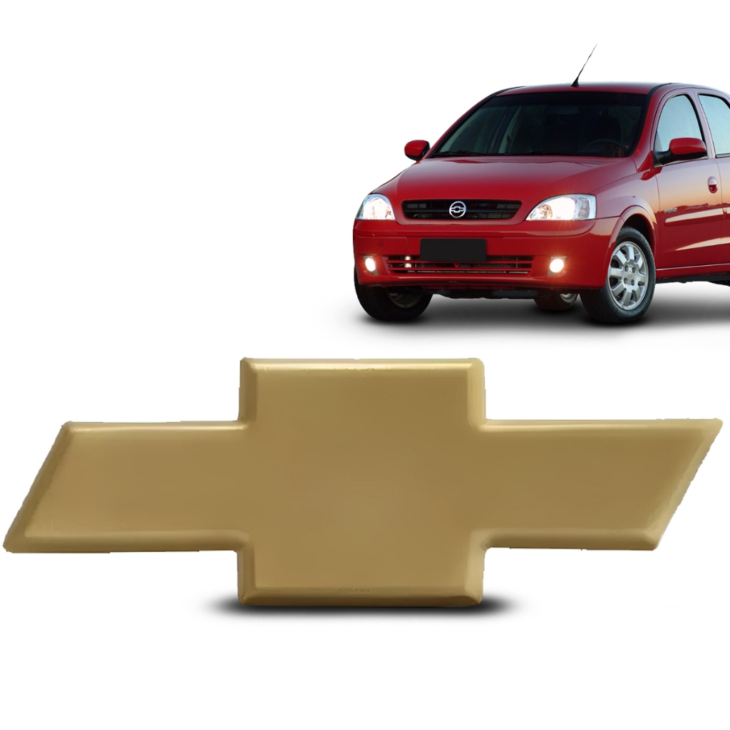 Emblema Gravata Grade Corsa Montana 2003 A 2012 Dourado