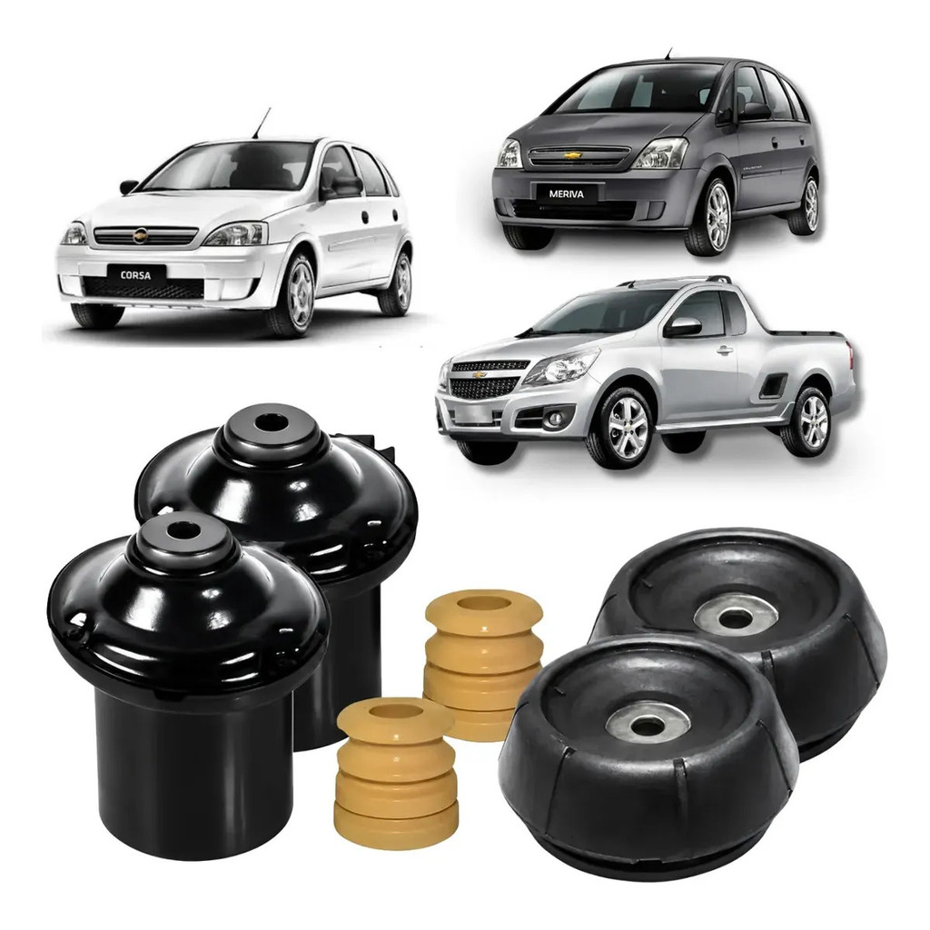 Kit Coxim Batente Amortecedor Corsa Meriva Montana Astra Vectra Zafira 2003 2004 2005 2006 2007 2008 2009 2010 2011 2012