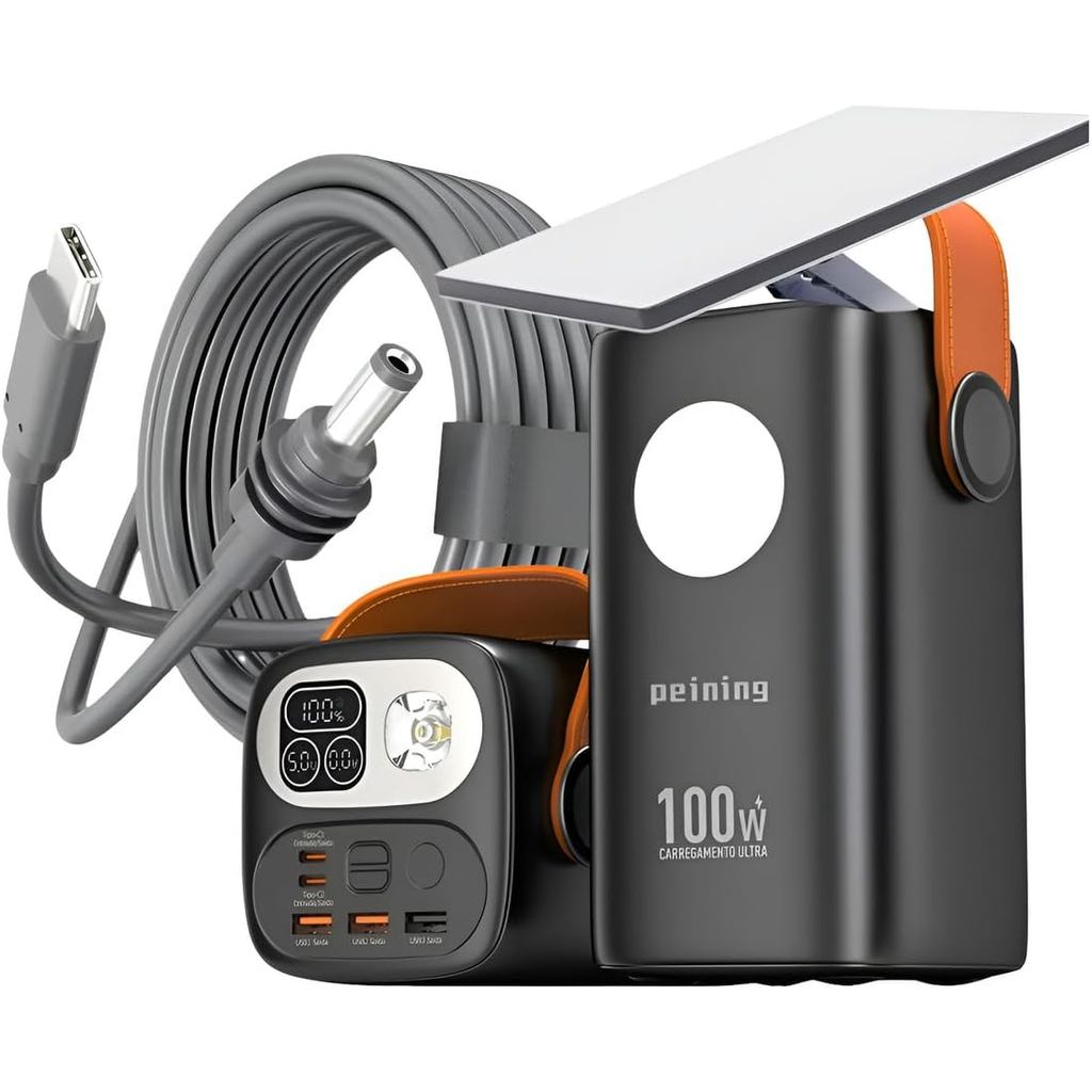 Power Bank 100W 60000mAh Para Starlink Mini Compatível iPhone E Celulares Carregador Portátil De Alta Capacidade Viagem