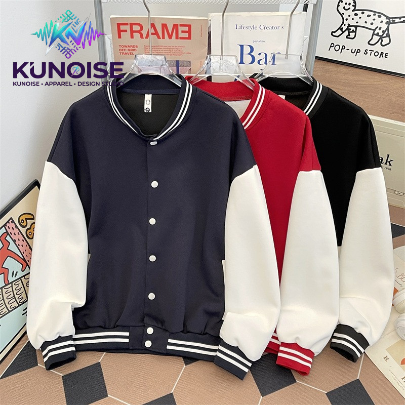 Uniforme De Beisebol Masculino KUNOISE , Retrô Americano , Minimalista , Unissex , Estilo Esportivo