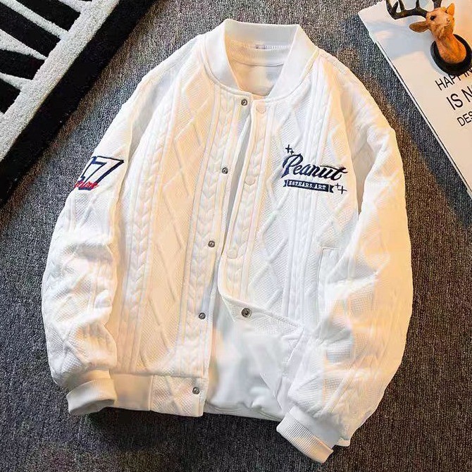 Casaco de beisebol masculino Camiseta universal bordada masculina e feminina