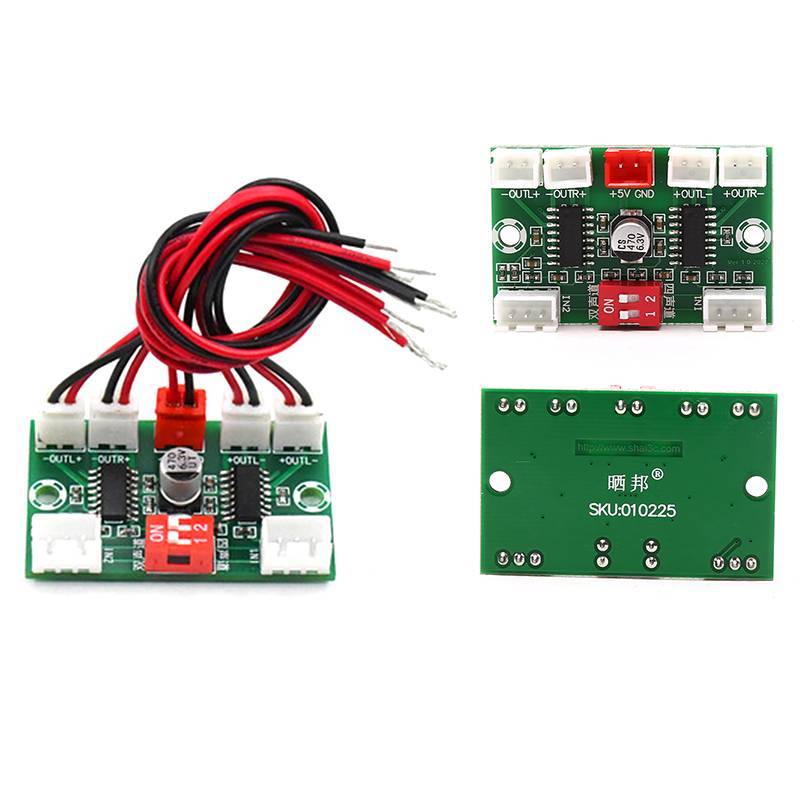 qo Mini PAM8403 Placa Amplificadora De Áudio Digital 4 Canais 3W * 4 DC 5V Som Estéreo br