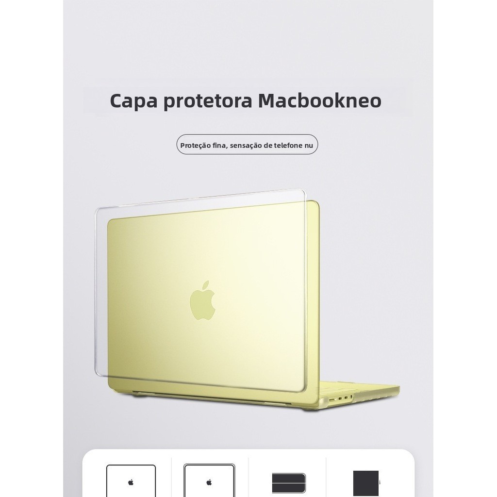 Adequado para MacBook Neo 43cm A3404 dedicado PC capa protetora fosco Anti-impressão digital ajuste completo não-deforma