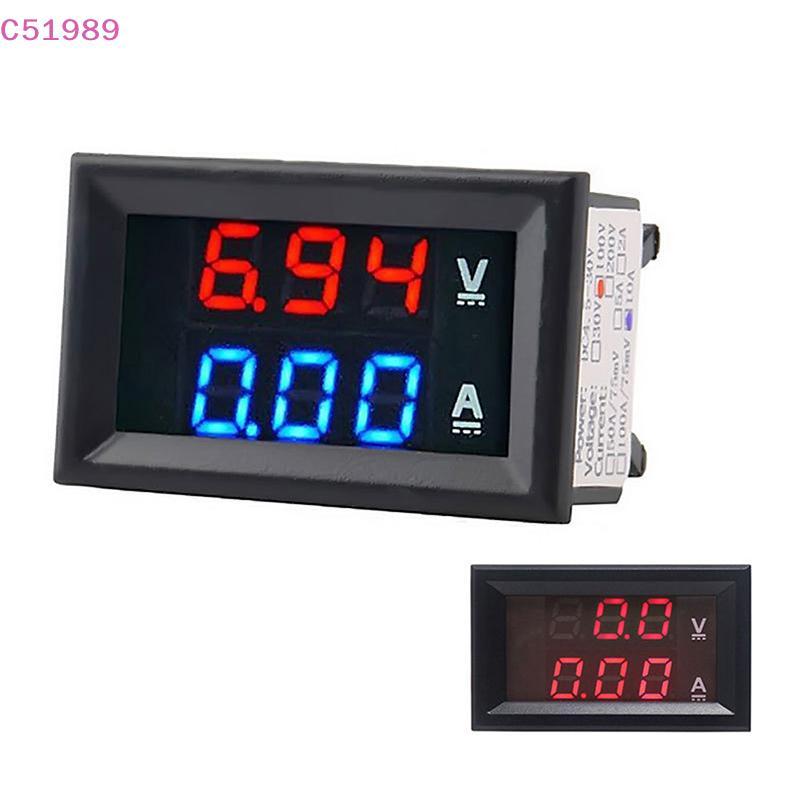 [kaan] DC 0-100V 10A Voltímetro Digital Amperímetro Display Duplo Detector De Tensão Medidor De Corrente Painel Amp 0.28