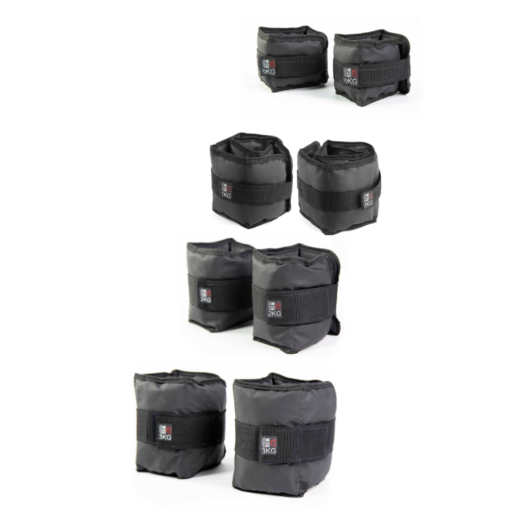 Kit caneleiras de peso WON 1/2 kg, 1 kg, 2 kg, 3 kg PRO Musculação Ginástica Treino Profissional Academia