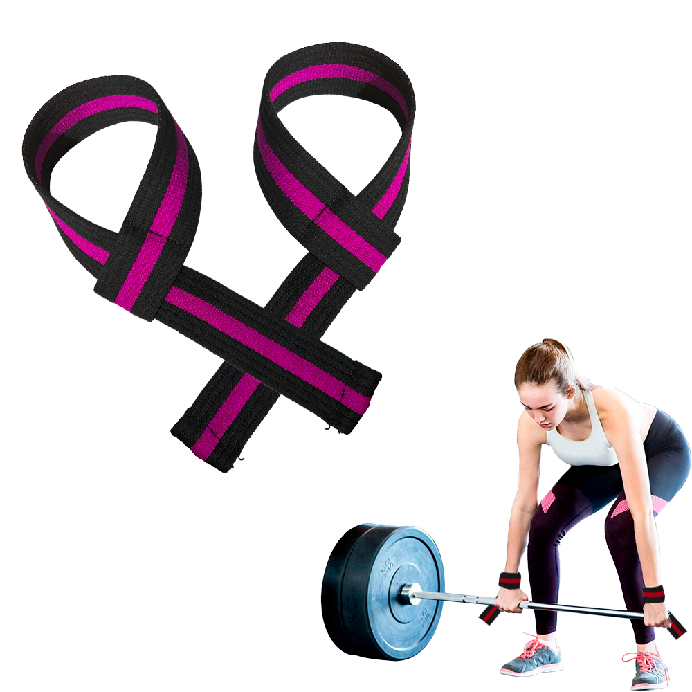 Par Luva Munhequeira Gancho Strap Profissional GripCrossfit Musculação Resistência Levantamento Peso
