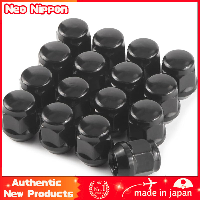 JiiinMiiin Universal Wheel Nut Set - M12 x P1.5, Available in Various Styles and Finishes, Suitable for Multiple Car Bra