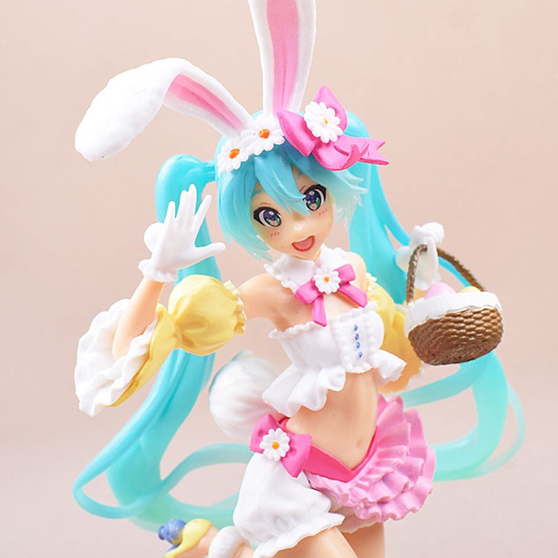[Huhu]Hatsune Miku figura anime bidimensional neve Hatsune Sakura Nendoroid Cute girl modelo decoração versão Q