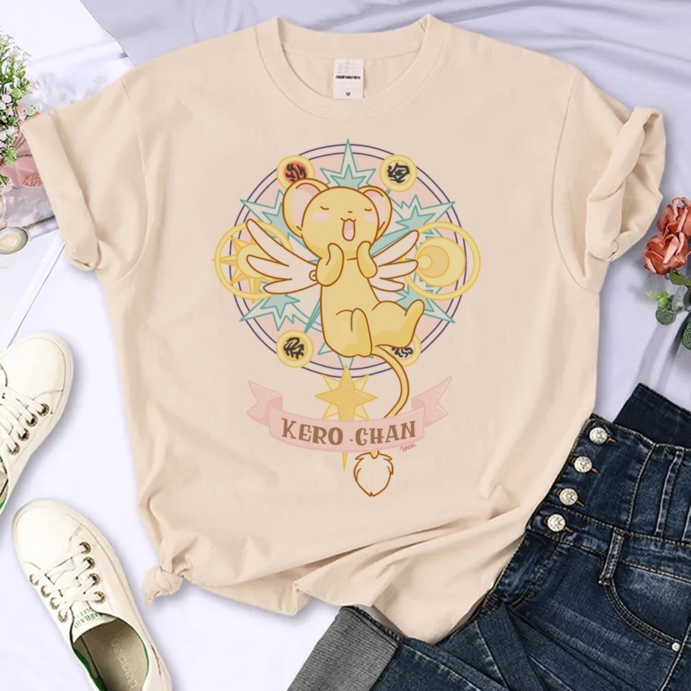 Camiseta Camisa Harakuju Cardcaptor Sakura Anime Desenho Cute Fofo Vintage Geek Kawai