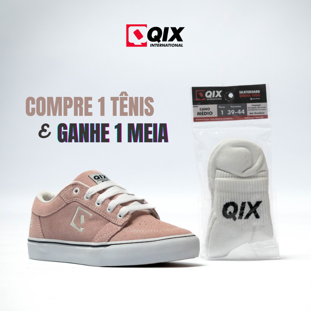 KIT Tênis QIX Ninety Three e MEIA QIX