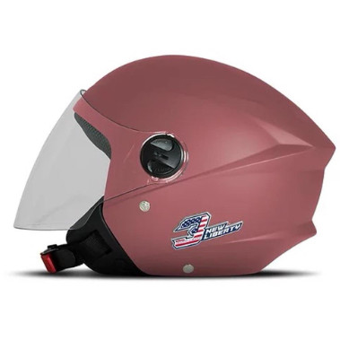 CAPACETE TORK NEW LIBERTY THREE ELITE BABY PINK