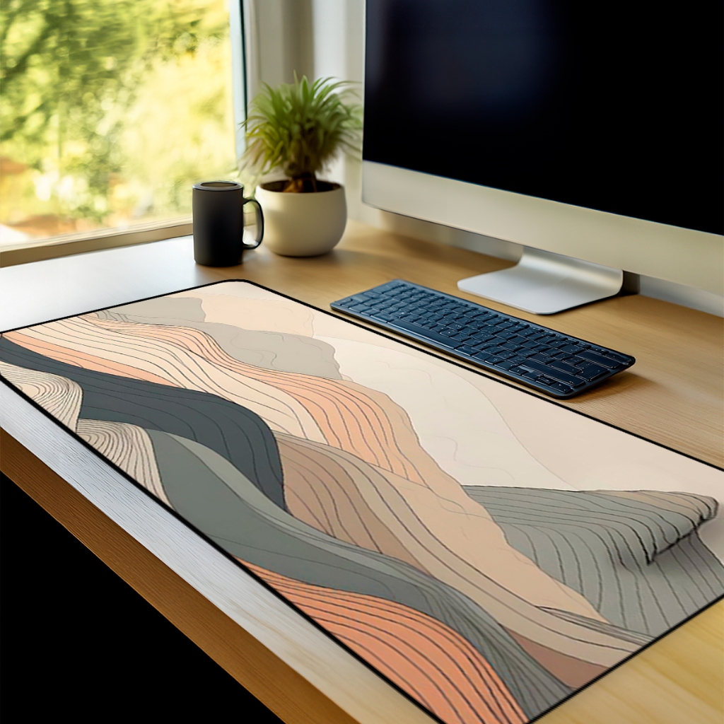 Mouse Pad Gamer Chinese Antiderrapante Grande 70x35 80x35 90x40 90x50 cm borda costurada