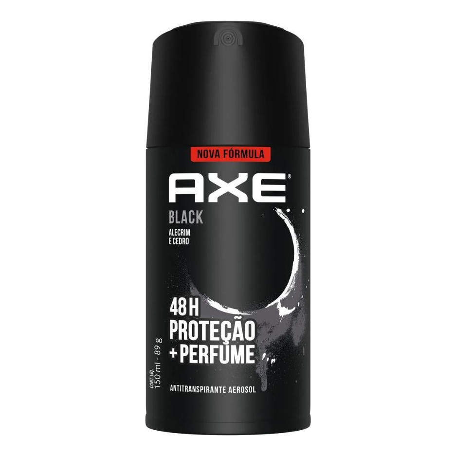 Desodorante Bs Axe 48hs Black Alecrim E Cedro 150ml
