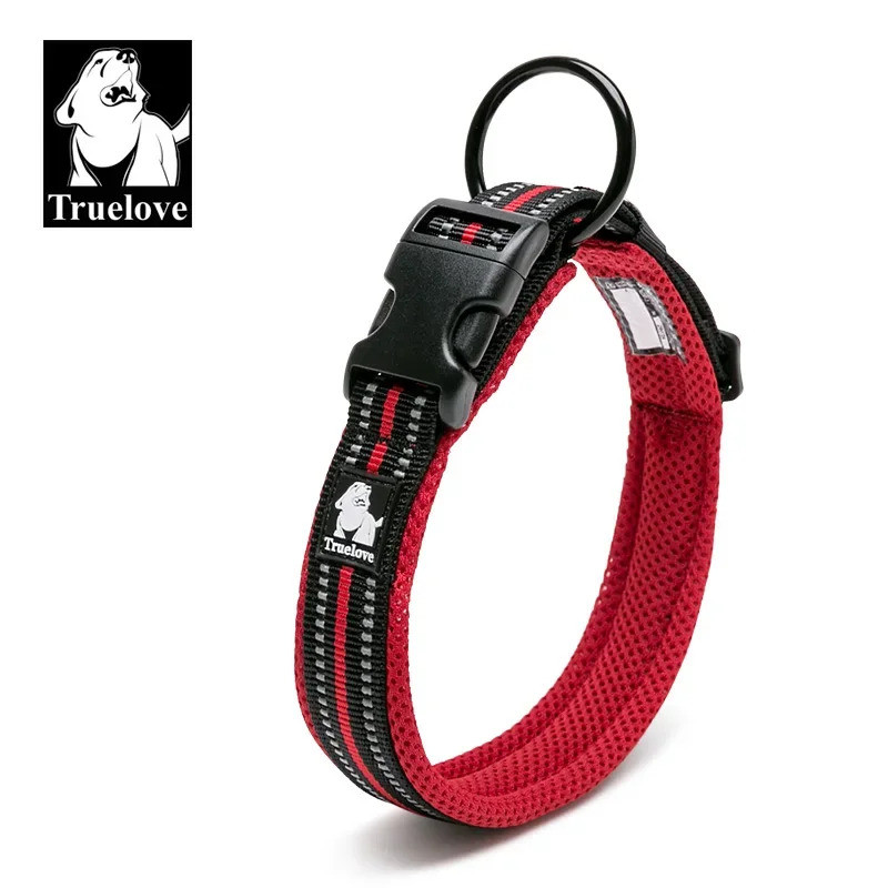 Truelove Pet Dog Collar Nylon Adjustable Webbing Padded Soft Reflective Durable Heavy Duty Training Custom Luxury Cat TL