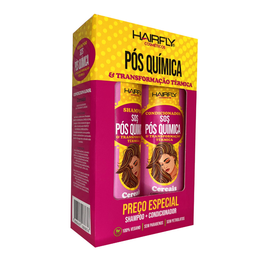 BOX SOS PÓS QUÍMICA Hair Fly 600ml