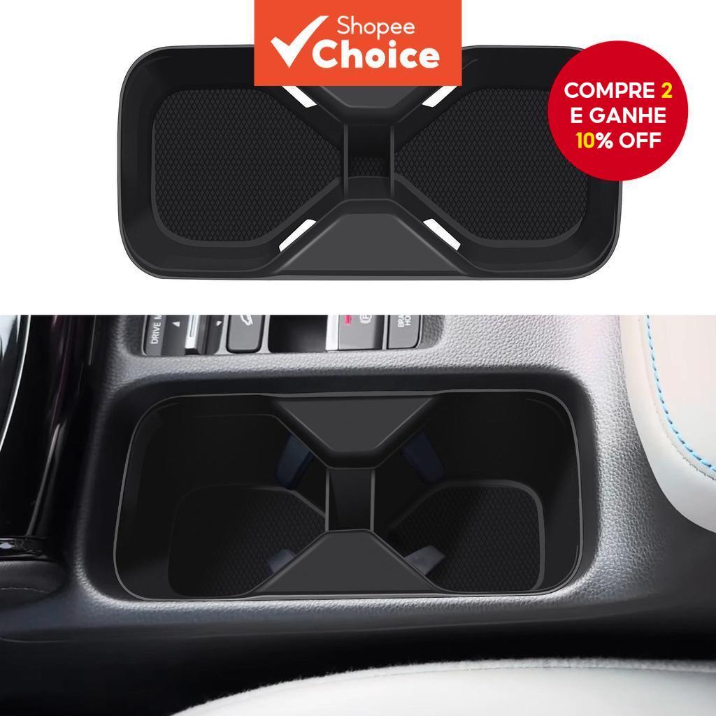 Capa do Porta-Copos Frontal do Consola Central de Silicone para Honda Vezel HR-V HRV 2021-2025 Acessórios de Interior do