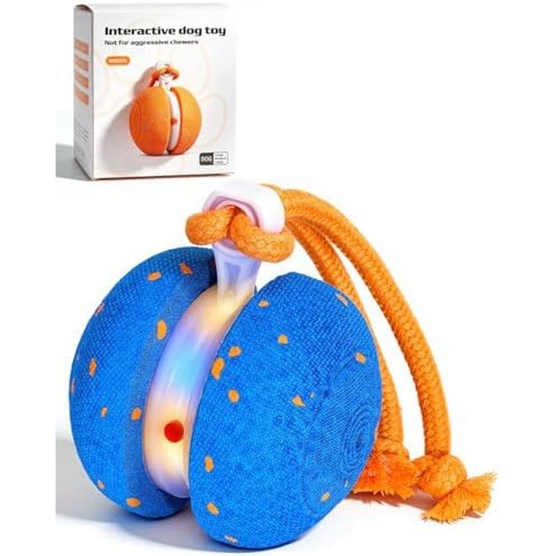 Brinquedos Interativos Para Cães Xeuch , Bola Com Movimento Irregular Automático E Rolamento 2 Modos De Velocidade , Mat