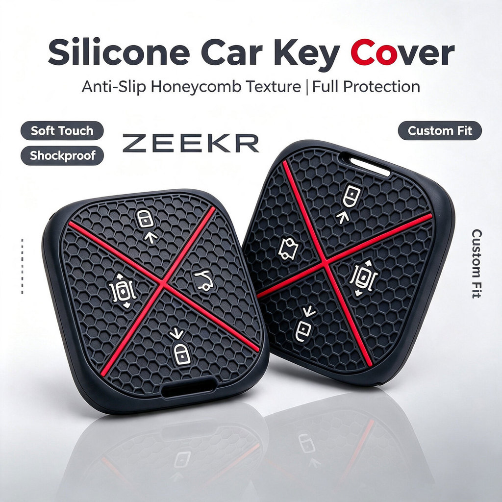 Capa De Silicone Para Chave De Carro , Zeekr 9X UItra 7X Max X-007GT 001 009 MIX 2023 2024 2025 2026 Porta-Chaves Tampas
