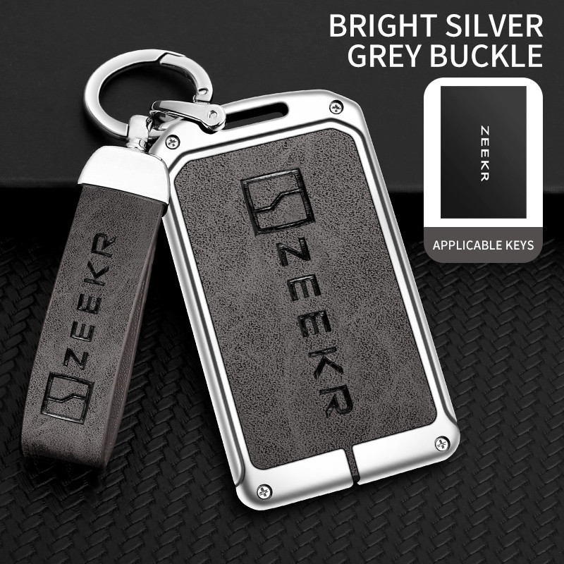 Capa De Couro Para Chave De Carro Em Liga De Zinco ZEEKR X MIX 007GT 7X 9X 007 009 001FR NFC