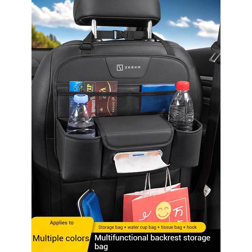 Assento De Carro Traseiro Armazenamento Pendurado Saco Encosto Rack Para ZEEKR 001 007 009 001FR 007GT X MIX 7X 9X