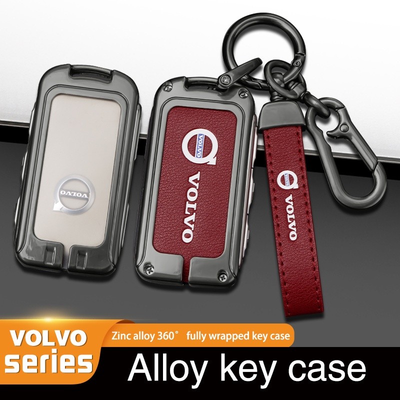 Capa Protetora Completa De Couro De Liga De Zinco Para Volvo XC40 XC60 XC90 S90 S60 V90 Escudo Protetor Remoto Inteligen
