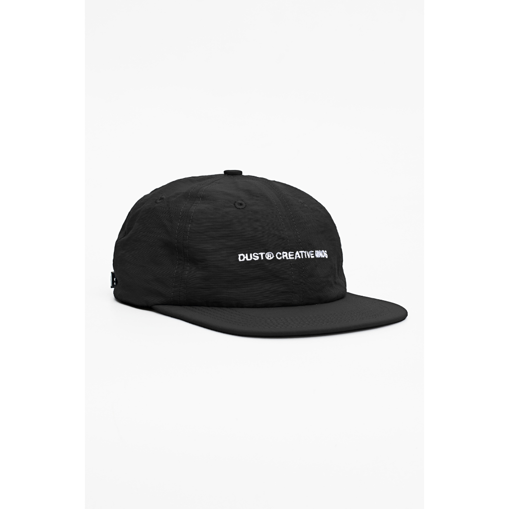 Boné 6-Panel Creative Minds Preto Esportivo Aba Reta Steetwear Strapback Dust Company