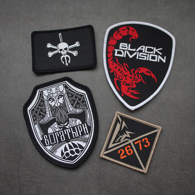Escape from Tarkov ultra-fine woven patch Velcro game accessory armband creative black fox morale badge knight emblem st