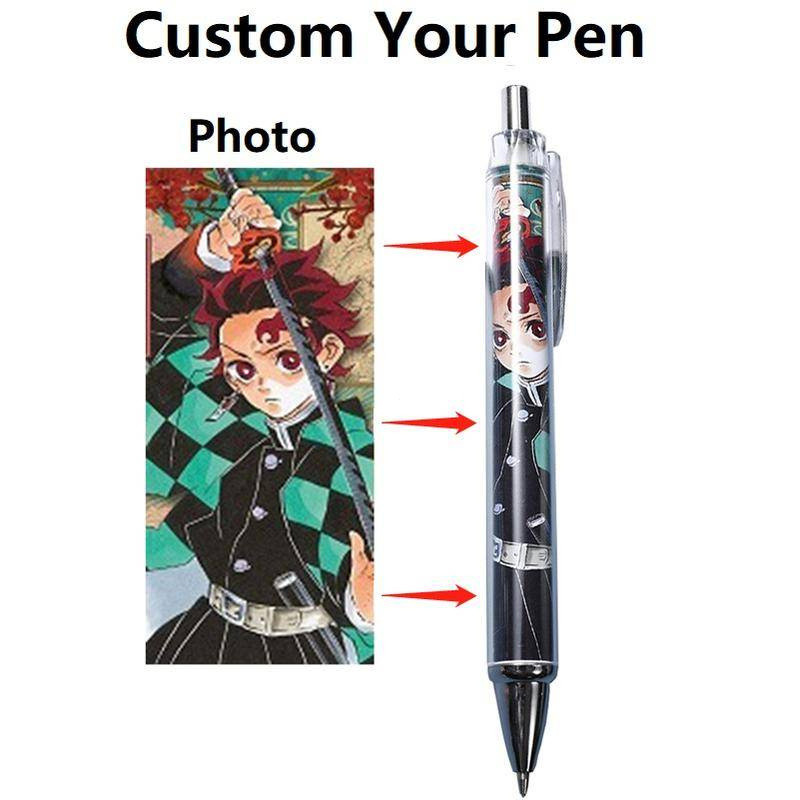 Creative Customized Photo Ballpoint Pen Black Ink Novelty Promotional Item Customizable Logo School Office Stationery Ch