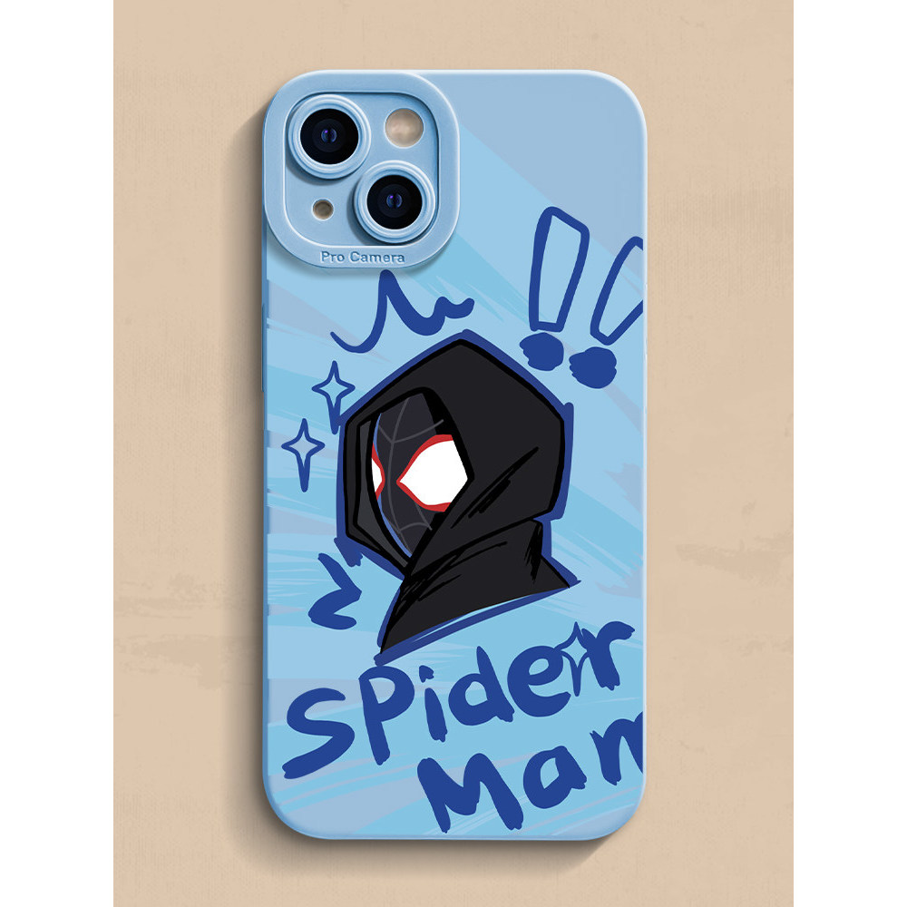 Novo estilo Black Spider iPhone Phone Case resistente a choques pro max Cartoon Apple Capa protetora/xr Creative mini An