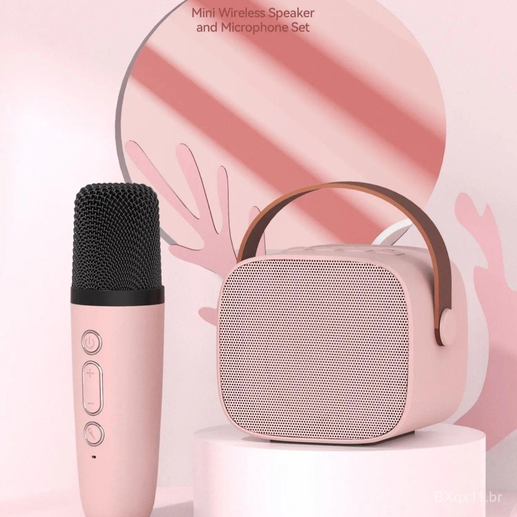 Zeus EXCHANGE GIFT FOR CHIRSTMAS Portable Mini Bluetooth Speaker Wireless One Microphone Karaoke Speaker 3DStereo Amplif