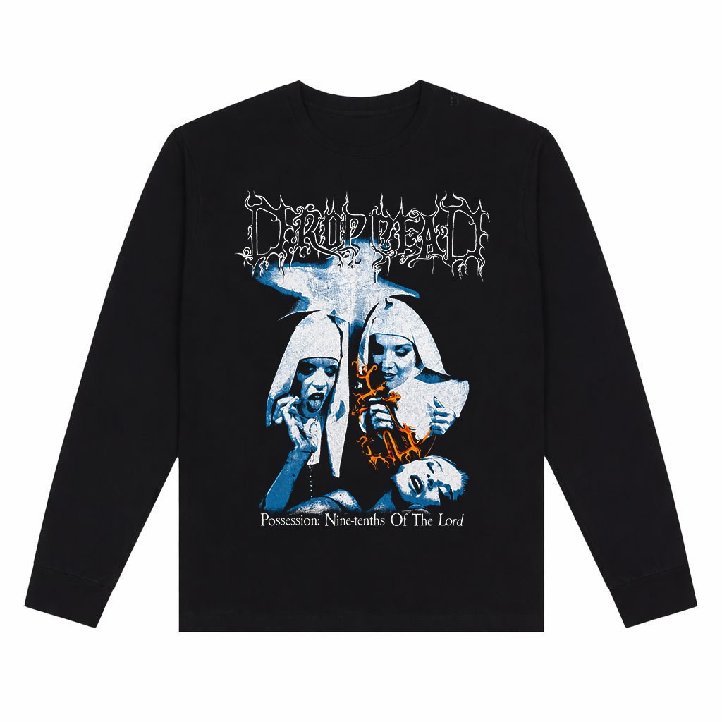 Camisa De Manga Longa Streetwear Camiseta Oversized Gótica Y2K Opium Core Alternativa Premium Swag Rock Punk Premium