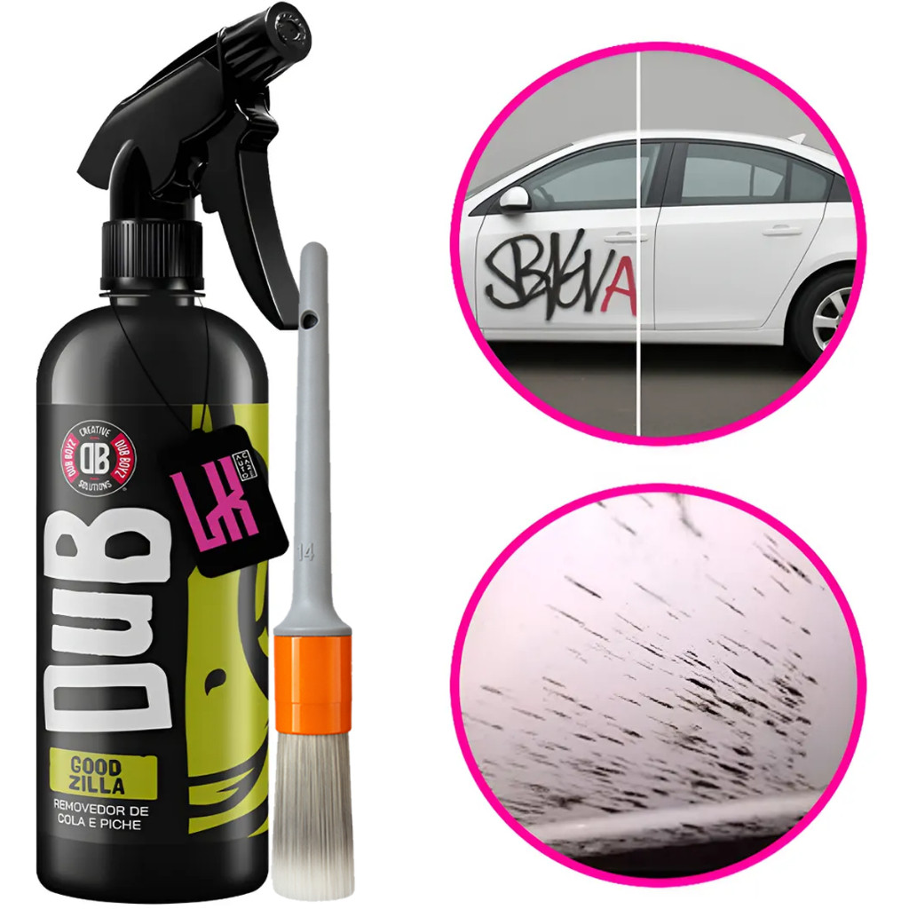 Kit Remove Cola Piche Goodzilla Dub Boyz + Pincel Interno