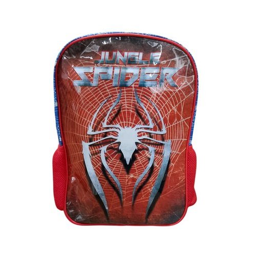 Mochila infantil costa Jungle Spider FIRST poliéster 13L sortida vermelha alça azul ou preta
