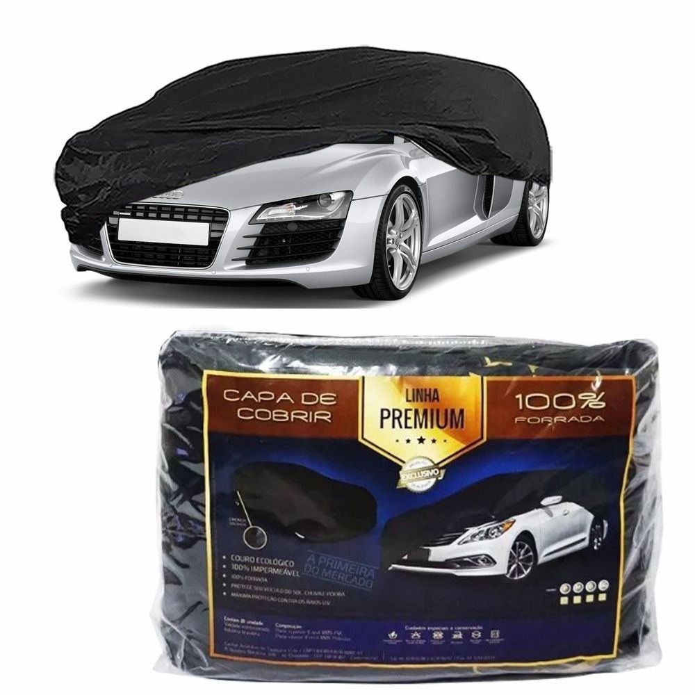 Capa Couro cobrir Audi R8 Impermeável Forrada (G310)