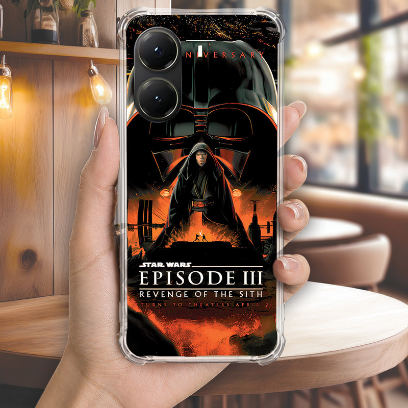 Capa Capinha REDMI NOTE 14 PRO PLUS 13 12 TURBO 11 10 10S 9T 9S Anti-impacto Personalizada geek STAR wars (4128)