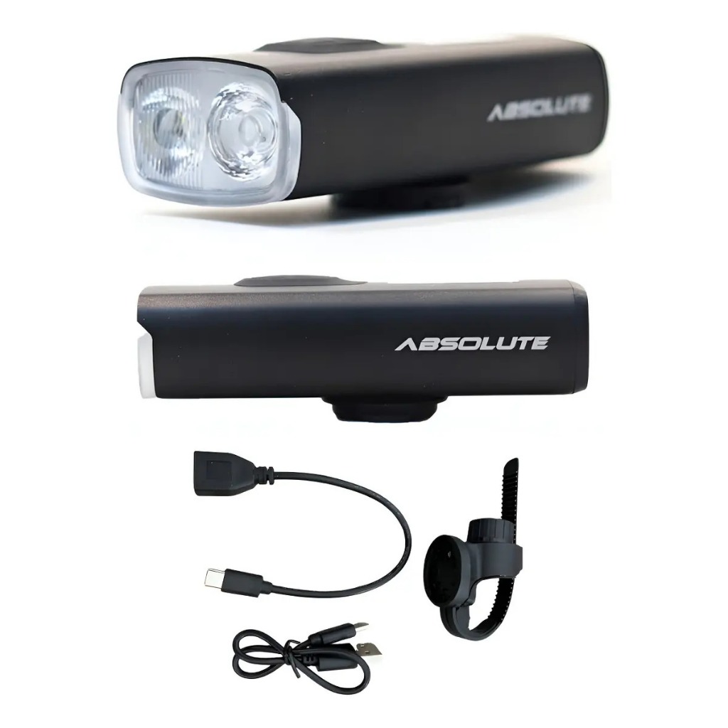 FAROL BIKE ABSOLUTE PRIME 2600 LÚMENS COM POWER BANK E 2 LEDs
